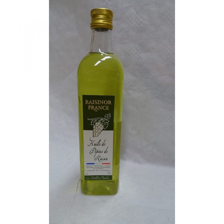 Huile de pépins de raisin de France Moulin des Cinq rameaux Huile de pépins de raisin de France Moulin des Cinq rameaux