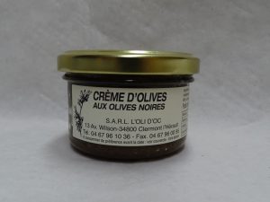 Crème d’olives aux olives noires