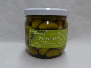 Olives vertes Lucques au fenouil
